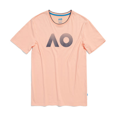 Kids Australian Open Textured Logo T-Shirt Orange