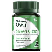 Nature's Own Ginkgo Biloba 60 Tablets